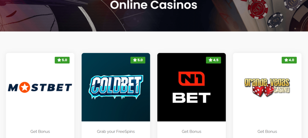 best online casinos